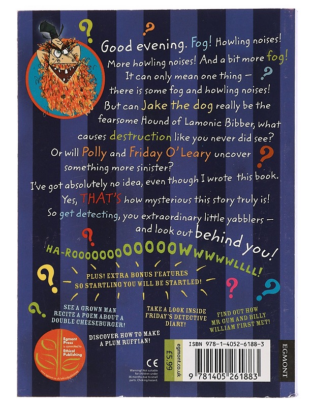 Mr Gum in The Hound of Lamonic Bibber - Andy Stanton - Nuorten kirjat - 10105458739 - 1