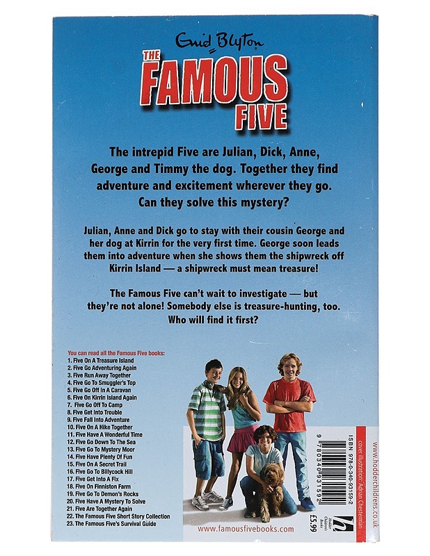 Five on a treasure island - Enid Blyton - Lastenkirjat - 10105458774 - 1