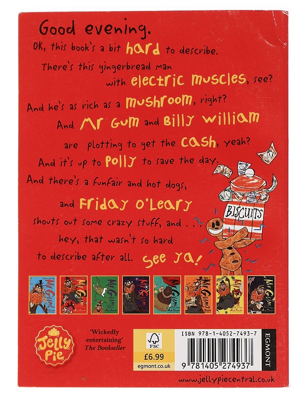 Mr Gum and the biscuit billionaire - Stanton, Andy - Lastenkirjat - 10105458823 - 1