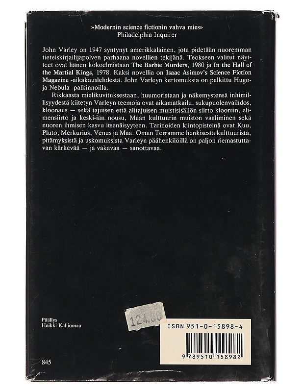 Hyvästi, Robinson Crusoe - Varley, John - Romaanit ja novellit - 10105458828 - 1
