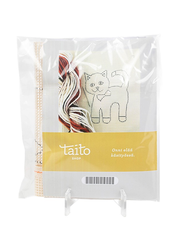 TAITO Lasten kanavatyö, Kissa -tarvikepaketti - Käsityö - 10105458834 - 1