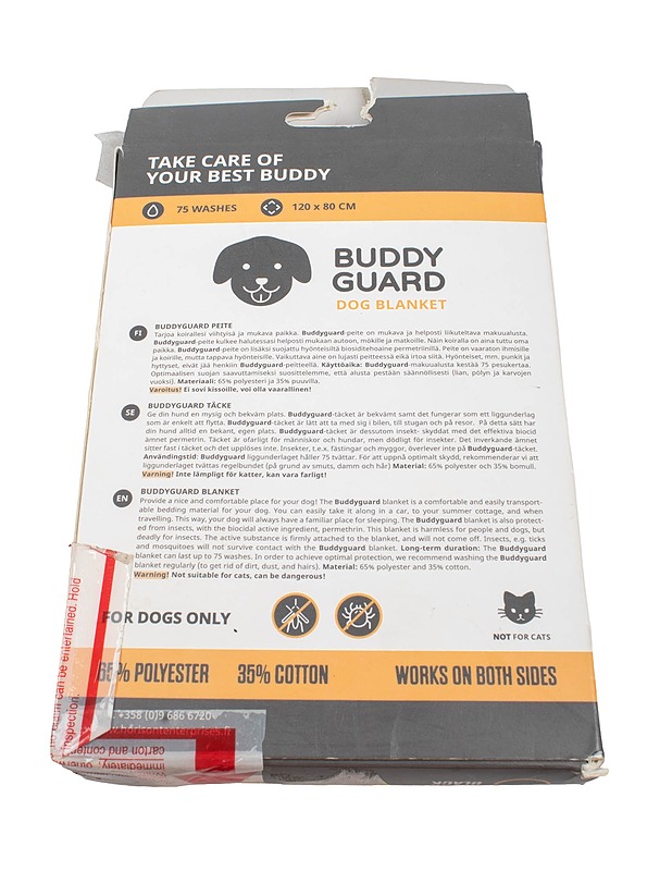 BUDDY GUARD Dog blanket - Koiranpeitto - Sisustus - 10105458849 - 2