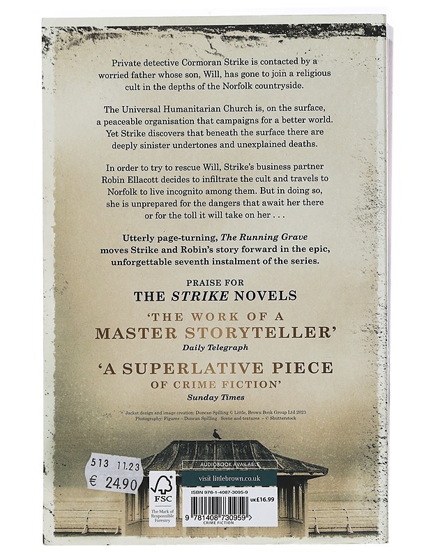 The running grave - Robert Galbraith - Jännitys ja dekkarit - 10105458856 - 1