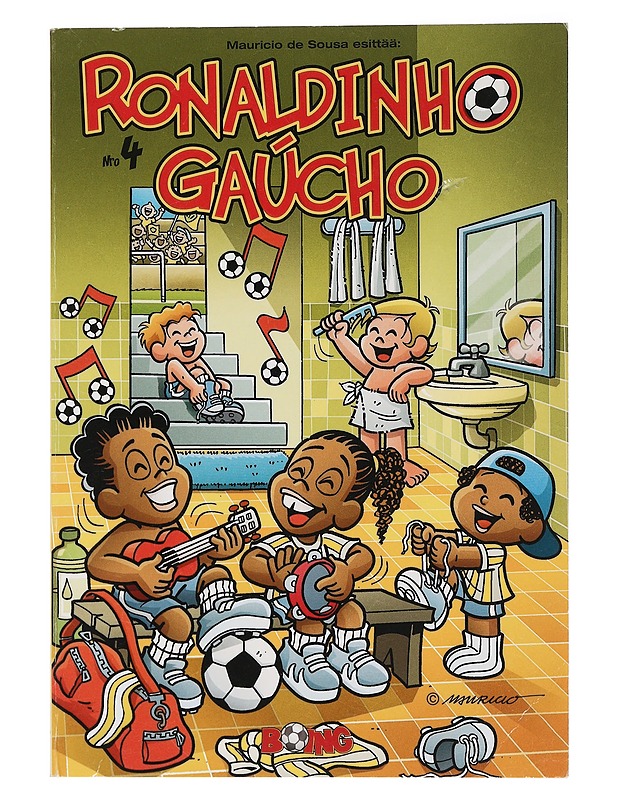 Ronaldinho Gaúcho Nro. 4 - Mauricio de Sousa - Sarjakuvat - 10105458912 - 0