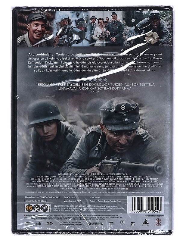 Tuntematon sotilas - DVD - DVD-elokuvat - 10105458906 - 1