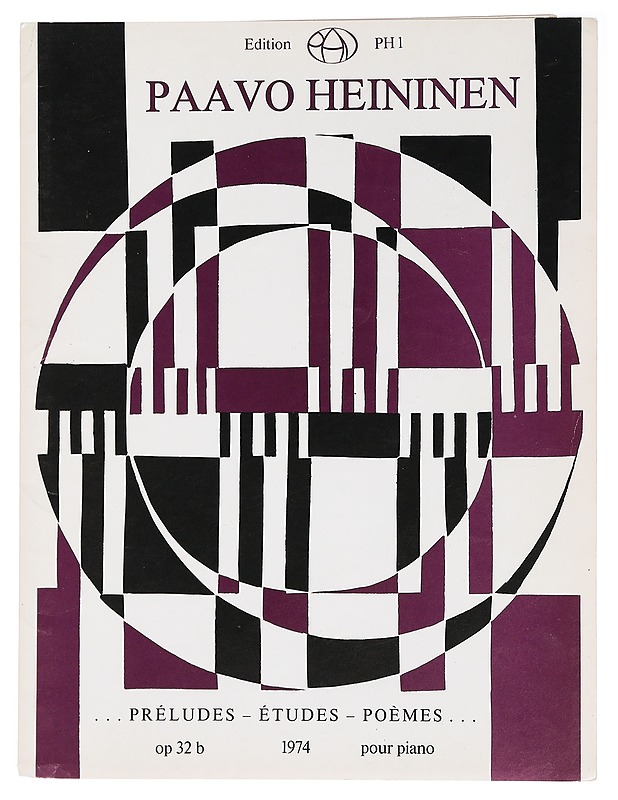 Pianoteoksen "Préludes - Études - Poèmes, Opusnumero: op. 32 b- Paavo Heininen - Tietokirjat ja oppaat - 10105458921 - 0