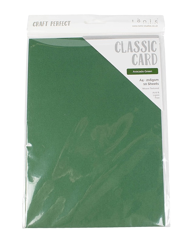 TONIC STUDIOS Classic Card kartonki, A4, 10 arkkia - Askartelu - 10105458930 - 0