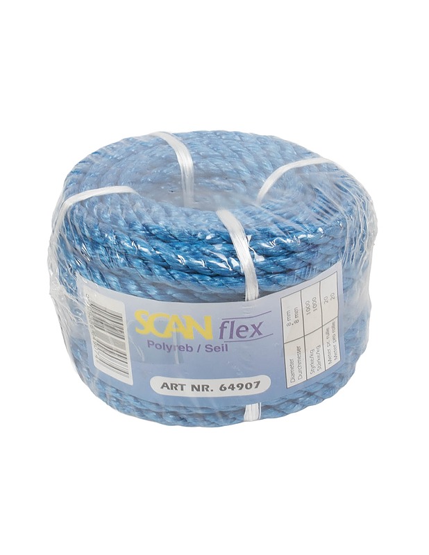 SCANFLEX polypropeeni köysi 8 mm 20  m - Muut urheiluvälineet ja vapaa-aika - 10105458961 - 0