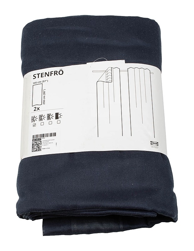 IKEA Stenfrö verho, 145x250 cm, 2 kpl - Verhot ja kapat - 10105458967 - 0