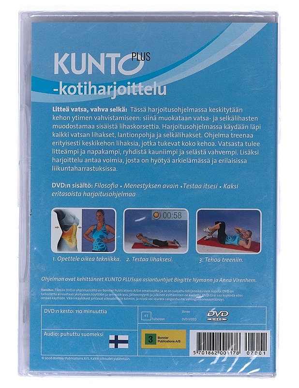 Litteä Vatsa, Vahva Selkä - DVD - DVD-elokuvat - 10105458979 - 1