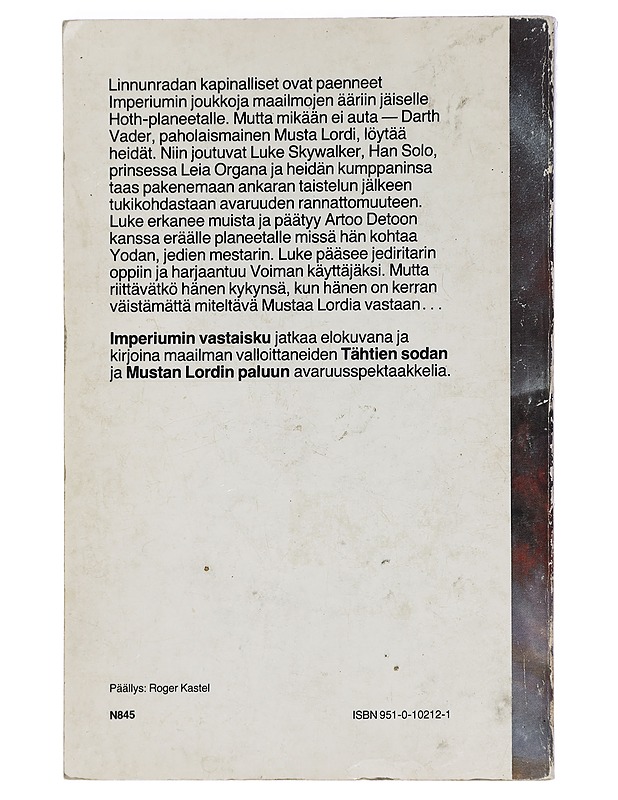 Imperiumin vastaisku : Luke Skywalkerin seikkailuja - Glut, Donald F. - Fantasia- ja scifi - 10105458989 - 1