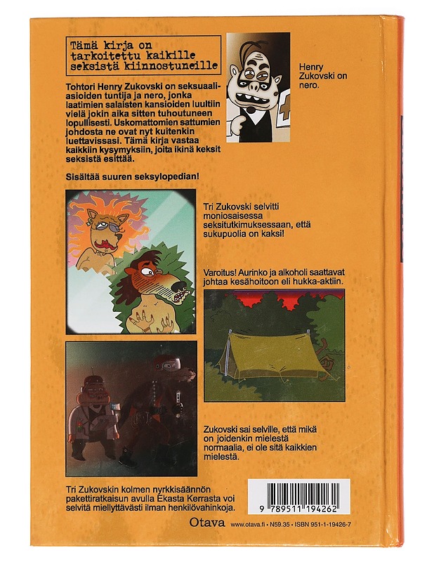 Seksin ABC : tohtori Zukovskin salaiset kansiot - Sarlin, Niko - Tietokirjat ja oppaat - 10105458998 - 1