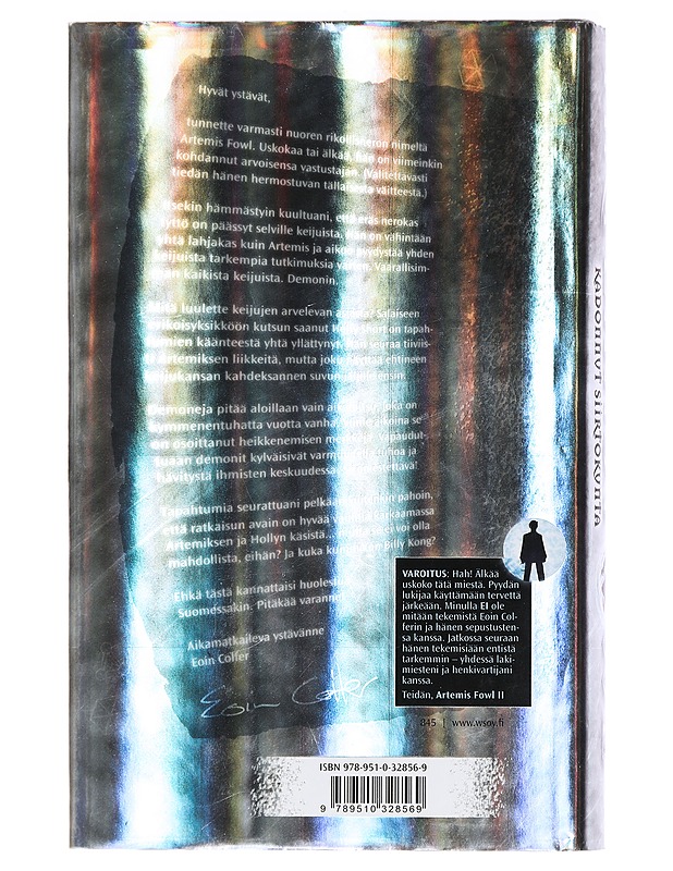 Artemis Fowl : kadonnut siirtokunta - Colfer, Eoin - Fantasia- ja scifi - 10105459008 - 1