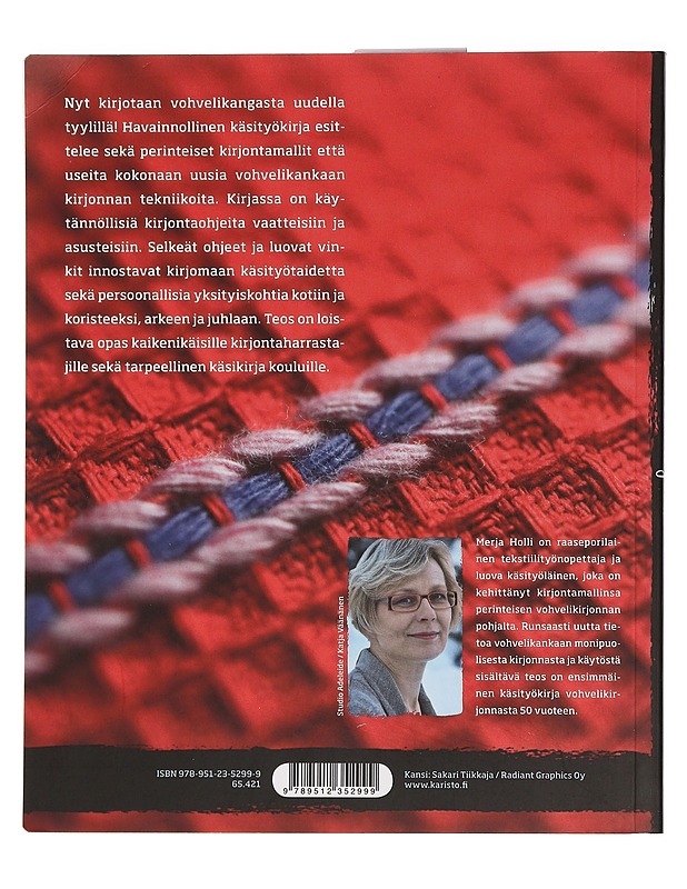 Vohvelikirjonta - Merja Holli - Tietokirjat ja oppaat - 10105459009 - 1