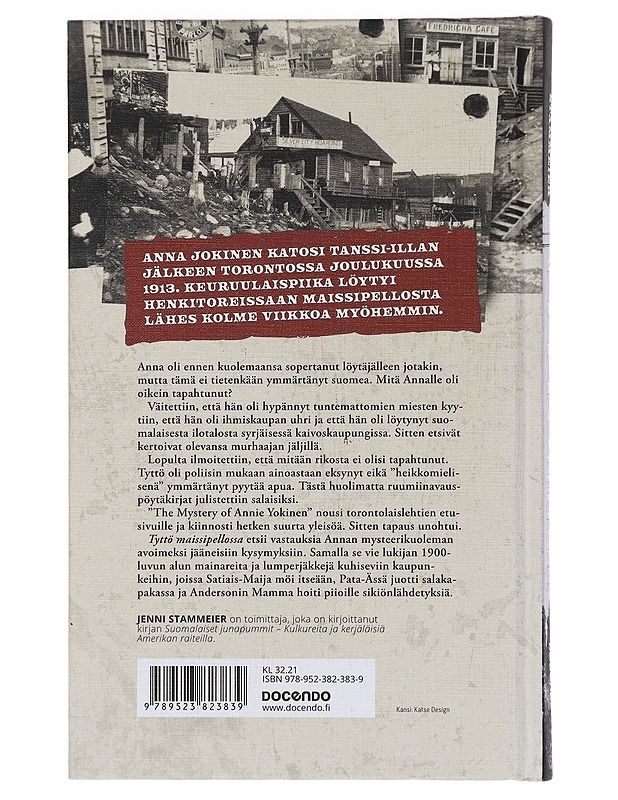 Tyttö maissipellossa : Anna Jokisen mysteerikuolema - Jenni Stammeier - Elämäkerrat ja muistelmat - 10105459044 - 1