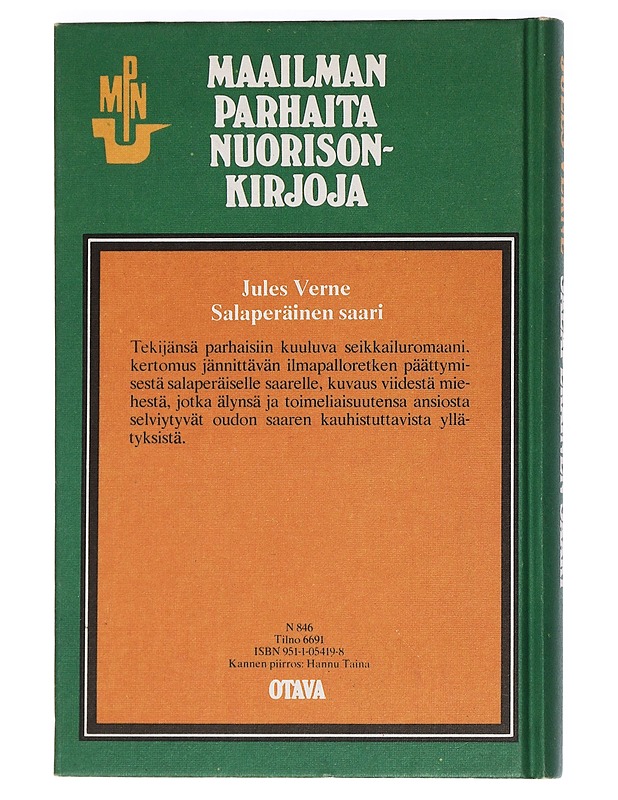 SALAPERÄINEN SAARI - VERNE, JULES - Romaanit ja novellit - 10105459048 - 1
