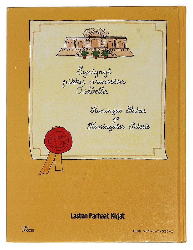 Babarin pikku tytär - Brunhoff, Laurent de - Lastenkirjat - 10105459074 - 1