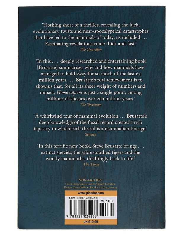 The Rise and Reign of the Mammals - Steve Brusatte - Romaanit ja novellit - 10105459077 - 1