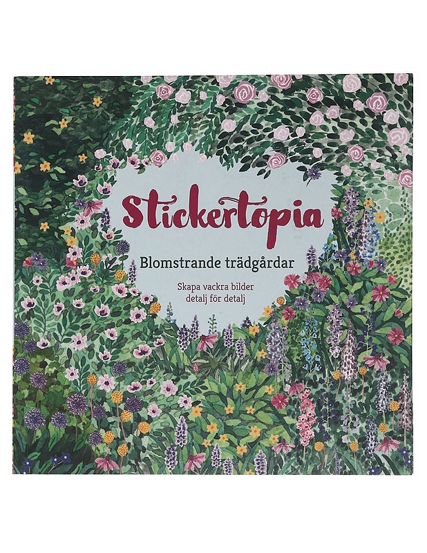 Stickertopia: blomstrande trädgårdar- Angela Mckay - Lastenkirjat - 10105459206 - 0