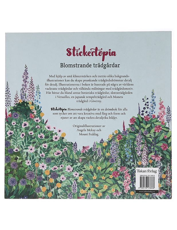 Stickertopia: blomstrande trädgårdar- Angela Mckay - Lastenkirjat - 10105459206 - 1