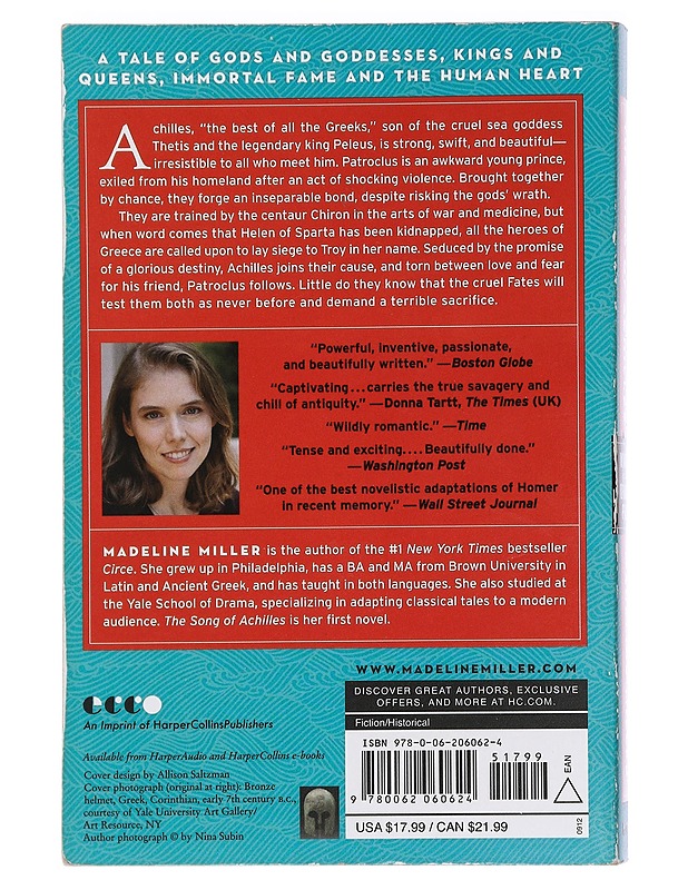 The Song of Achilles - Madeline Miller - Romaanit ja novellit - 10105459218 - 1