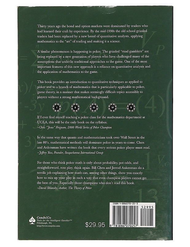 The Mathematics of Poker - Bill Chen and Jerrod Ankenman - Harrastekirjat - 10105459222 - 1