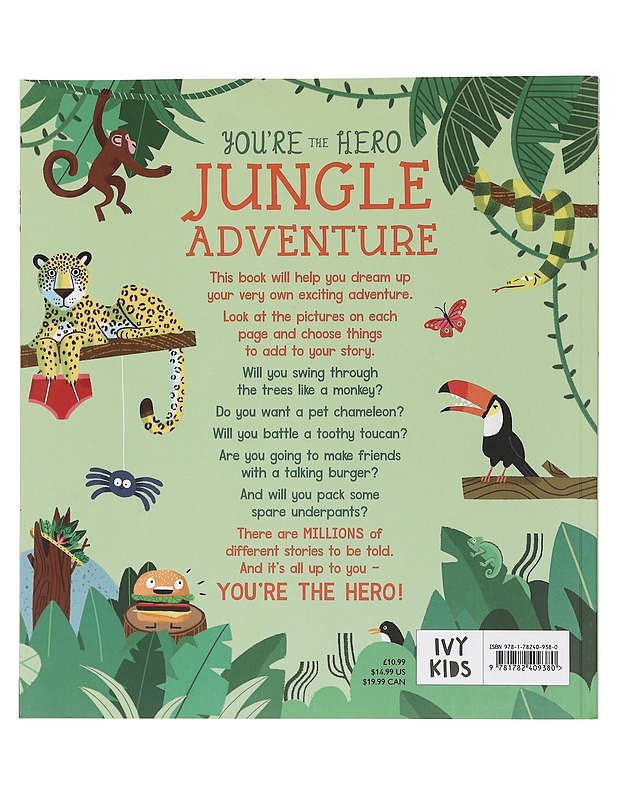 You're the Hero: Jungle Adventure - Murray, Lily - Lastenkirjat - 10105459228 - 1