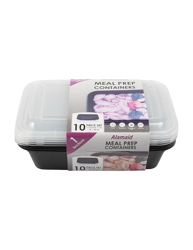 ALAMAID Meal Prep Containers - aterianvalmistusrasiat, 5 kpl - Säilytysastiat - 10105459238 - 0