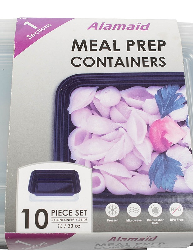 ALAMAID Meal Prep Containers - aterianvalmistusrasiat, 5 kpl - Säilytysastiat - 10105459238 - 1