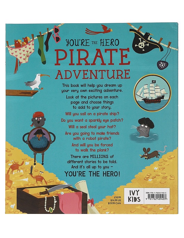 You're the Hero: Pirates Adventure - Murray, Lily - Lastenkirjat - 10105459247 - 1