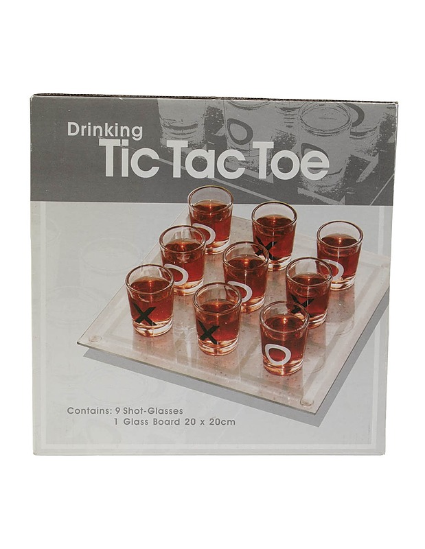 Tic Tac Toe shottilasit ja alusta - Lasit - 10105459252 - 1