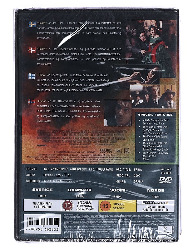 Frida - DVD - DVD-elokuvat - 10105459293 - 1