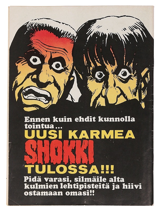 SHOKKI - No 1, 1973 (Ei lapsille eikä heikkohermoisille!) - Harrastekirjat - 10105459300 - 1