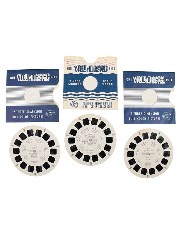 VIEW-MASTER stereokuvalevyjä, 3 kpl - Muut sisustustavarat - 10105459307 - 0