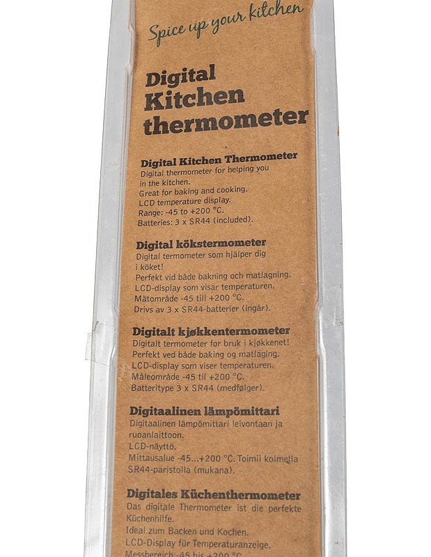 CLAS OHLSON digitaalinen keittiölämpömittari - Muut astiat - 10105459343 - 2