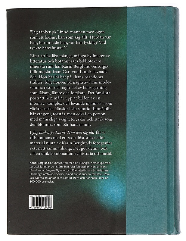Jag tänker på Linné : han som såg allt - Karin Berglund - Historiakirjat - 10105459356 - 1