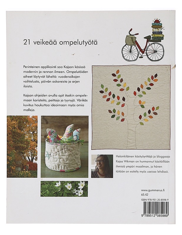 Kajsan iloiset tilkut : 21 ompelutyötä - Wikman, Kajsa - Harrastekirjat - 10105459361 - 1