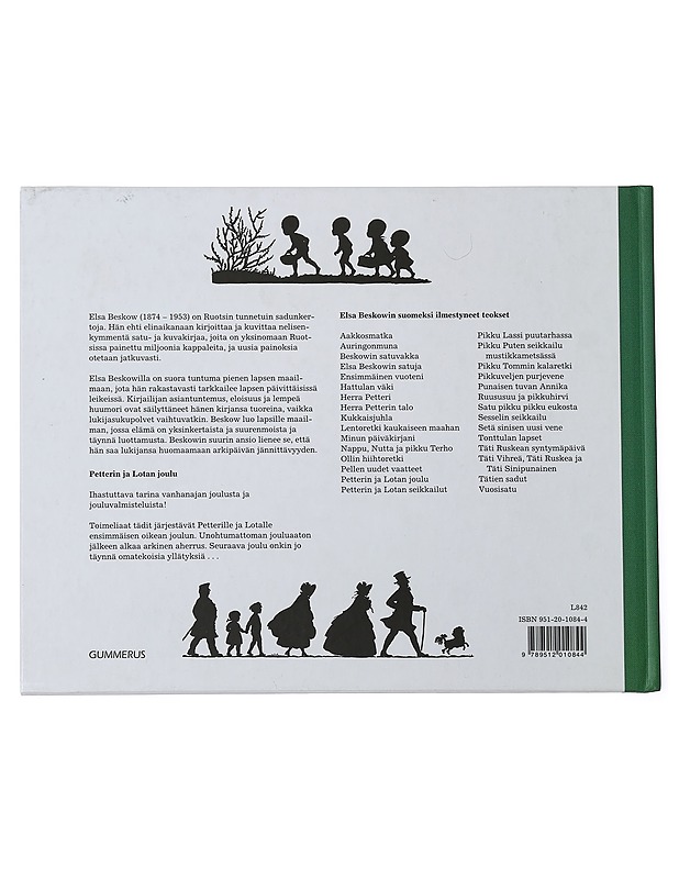 Petterin ja Lotan joulu - Beskow, Elsa - Lastenkirjat - 10105459358 - 1