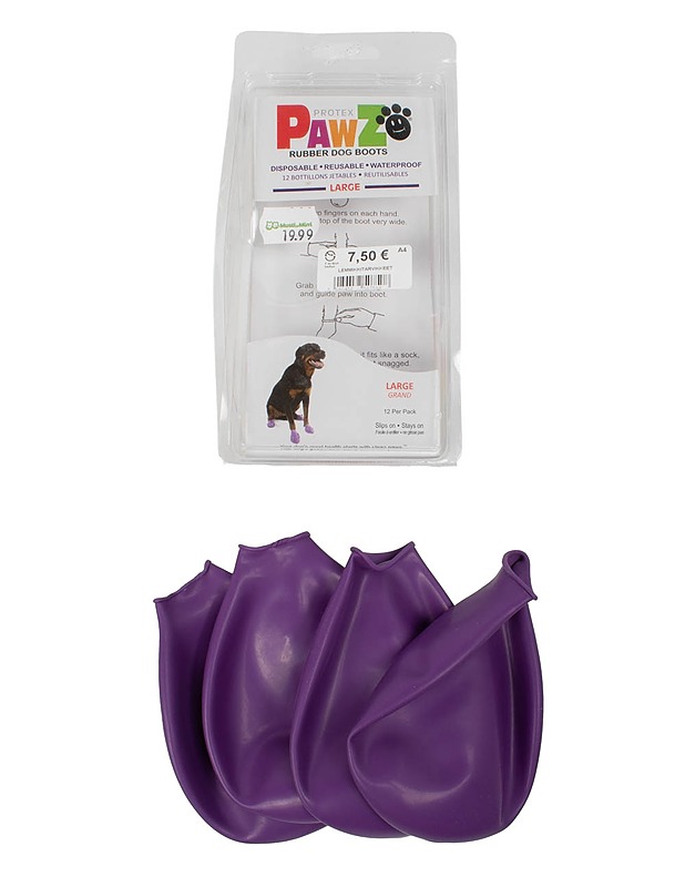 PAWZ PROTEX Large koiran tossut - Lemmikkitarvikkeet - 10105459384 - 1