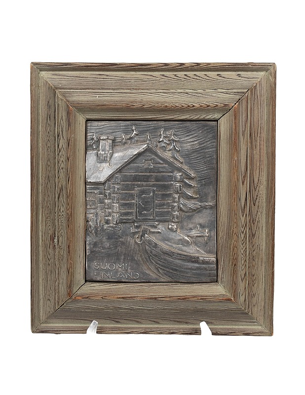 Bo Viking-Åström kuparinen reliefi - Koriste-esineet - 10105459412 - 0