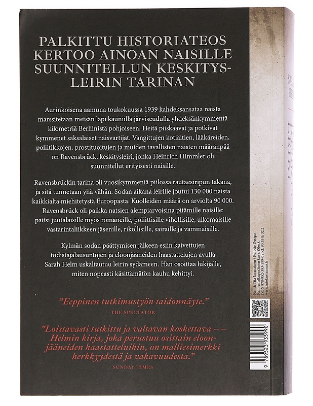 Naisten keskitysleiri - Helm, Sarah - Elämäkerrat ja muistelmat - 10105459431 - 1