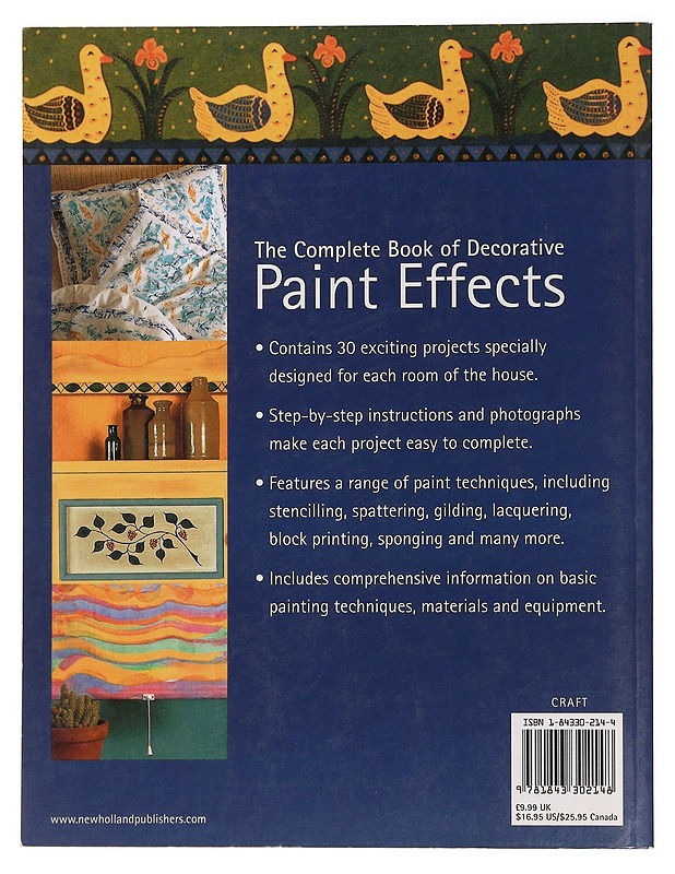 The complete book of decorative paint effects - Callery, Emma - Käsityökirjat - 10105459461 - 1