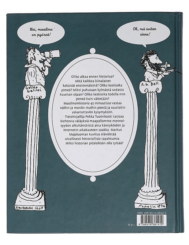 Maailmanhistoria 45 minuutissa - Tuomikoski, Pekka - Historiakirjat - 10105459480 - 1