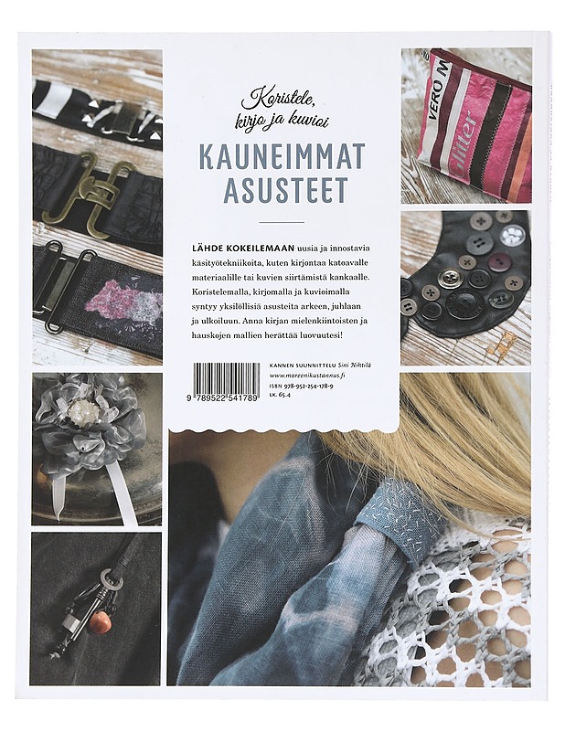 Koristele, kirjo ja kuvioi kauneimmat asusteet - Brandstaka, Maria - Tietokirjat ja oppaat - 10105459494 - 1