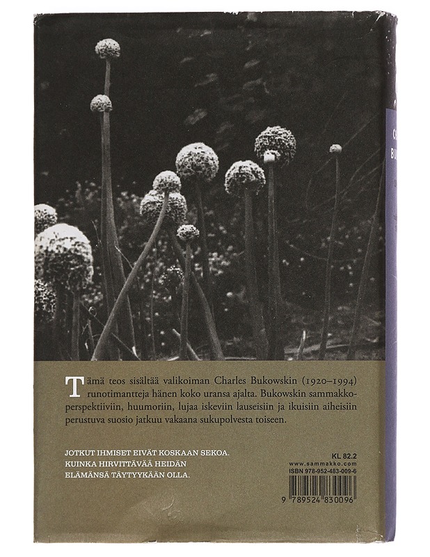 234 runoa : valitut runot 1946-1994 - Bukowski, Charles - Runot ja näytelmät - 10105459489 - 1