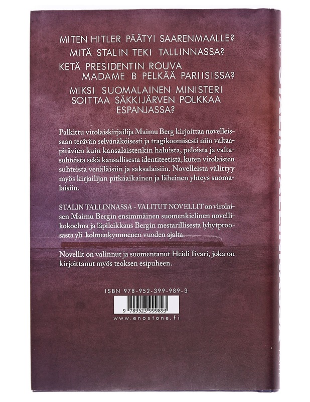 Stalin Tallinnassa : Valitut novellit - Berg, Maimu - Romaanit ja novellit - 10105459490 - 1