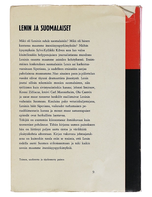 Lenin ja suomalaiset - Kilpi, Sylvi-Kyllikki - Historiakirjat - 10105459518 - 1
