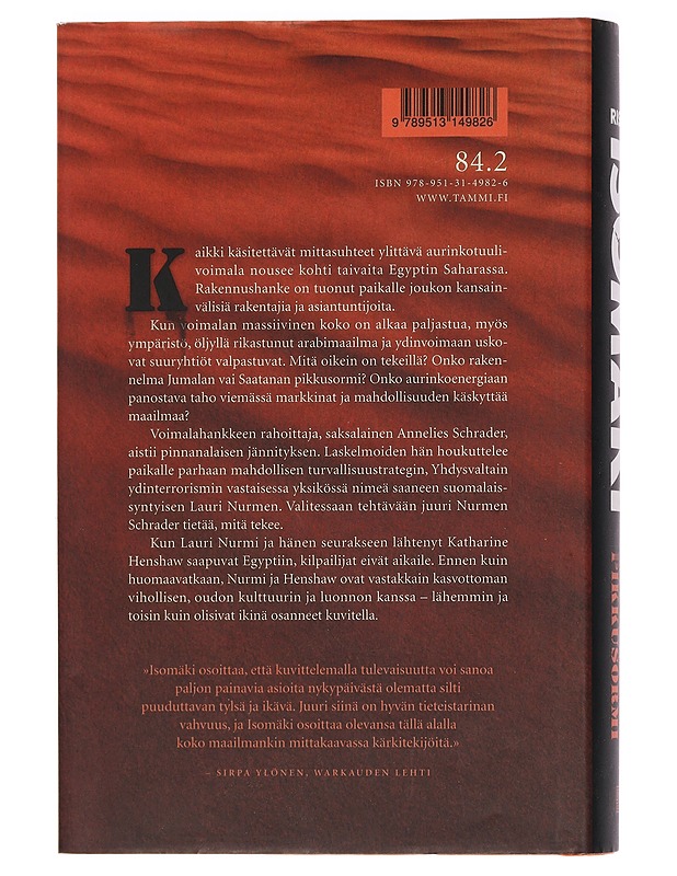 Jumalan pikkusormi - Risto Isomäki - Fantasia- ja scifi - 10105459572 - 1