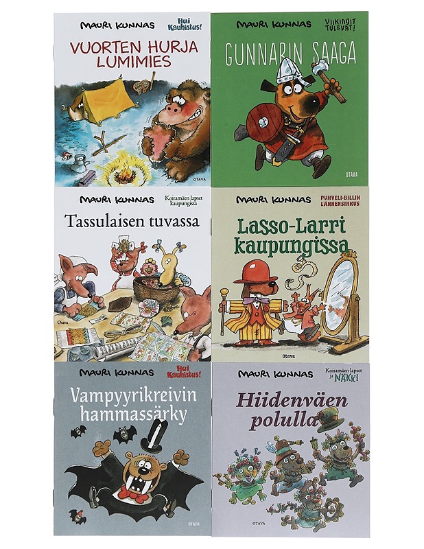 Mauri Kunnas minikirja, 6 kpl - Lastenkirjat - 10105459613 - 0