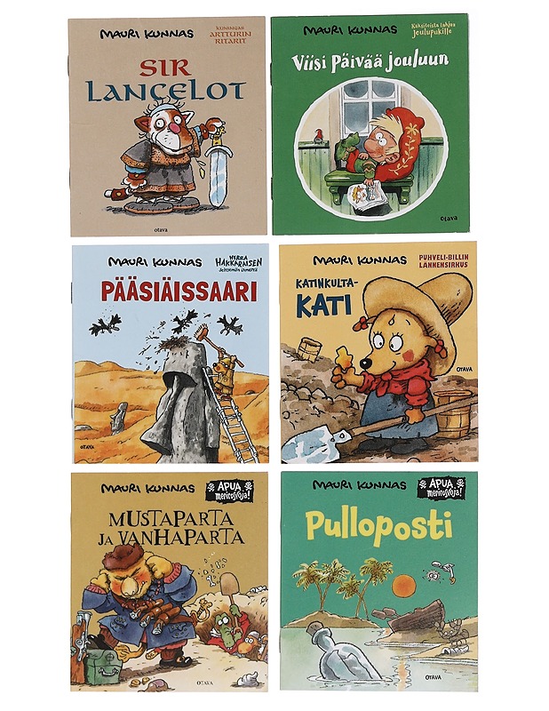 Mauri Kunnas - minikirjoja 6 kpl - Lastenkirjat - 10105459620 - 0